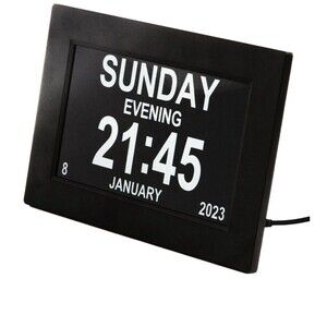Limitless Life Clock Time, Calendar, and Digital Photo Station